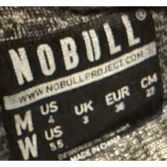 NOBULL Women’s/Men’s Trainers Gray Textured Knit Upper Honeycomb Sole Pre-loved - Picture 2 of 14